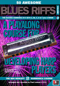 50 Awesome Blues Riffs harmonica course. Learn harmonica online