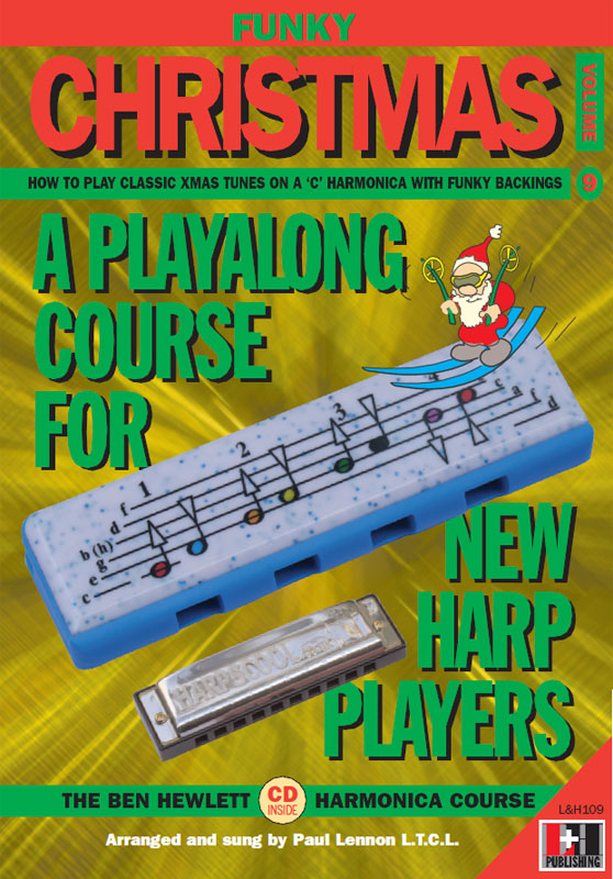 Funky Christmas harmonica course. Learn harmonica online