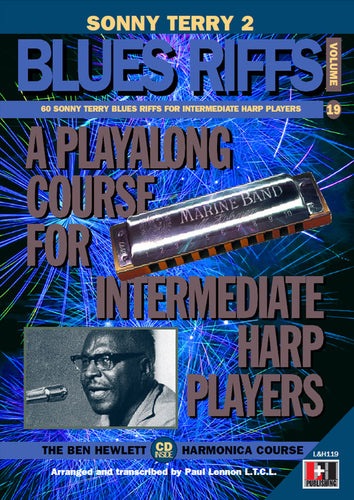 Sonny Terry 2 Blues Riffs harmoniva course. Learn harmonica online