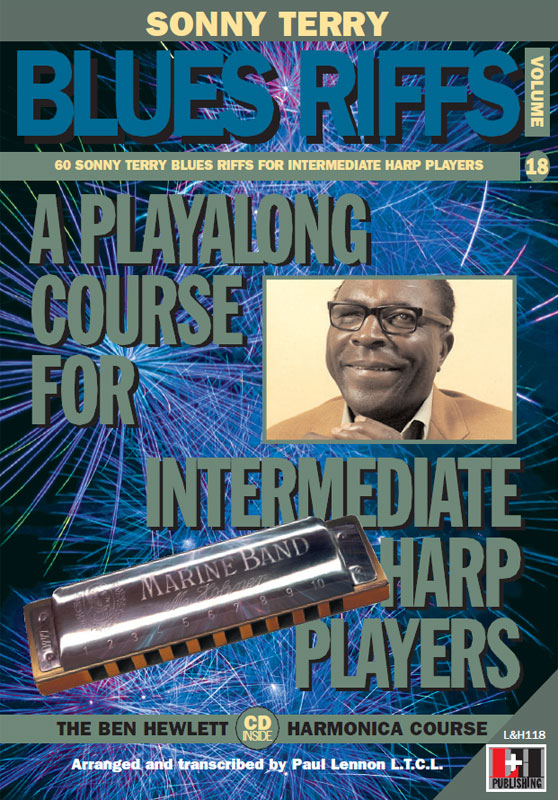 Sonny Terry Blues Riffs harmonica course. Learn harmonica online